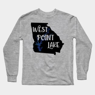 West Point Lake Over Georgia Long Sleeve T-Shirt